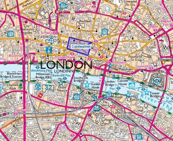 Cordwainer Street map
